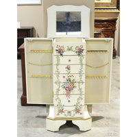 Handpainted Jewelry Armoire