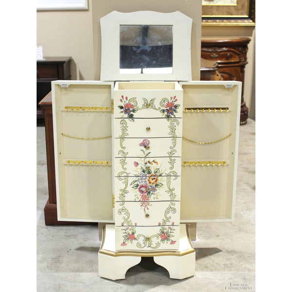 Handpainted Jewelry Armoire