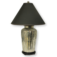 Metal Canister Lamp w/Tapered Shade