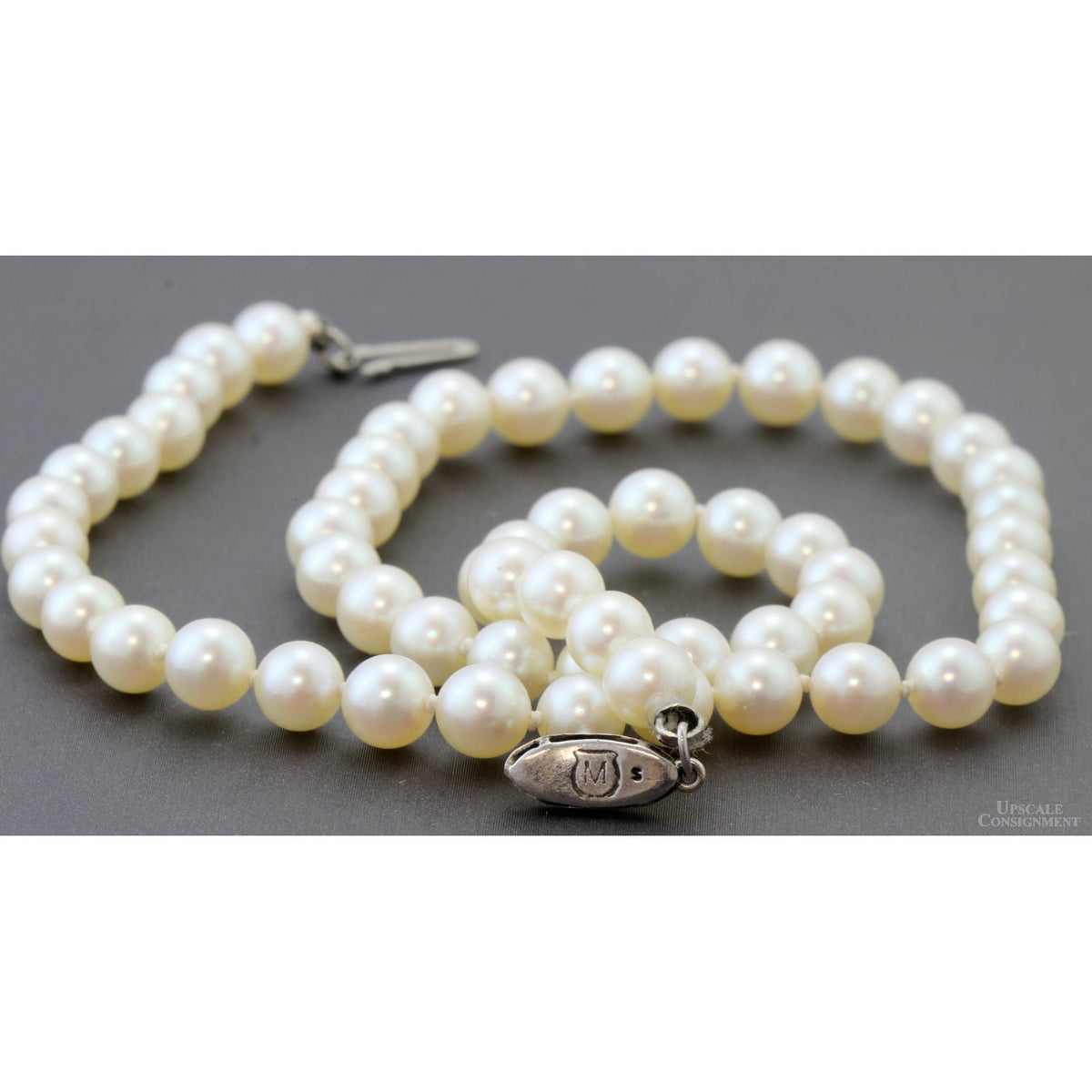 Vintage Mikimoto Hand-Knotted Cultured Akoya Pearl Necklace