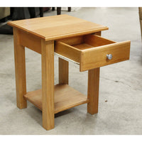 Square Oak Nighstand w/Drawer