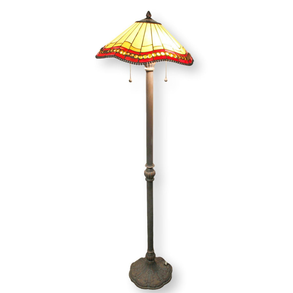 Leaded Glass Floor Lamp