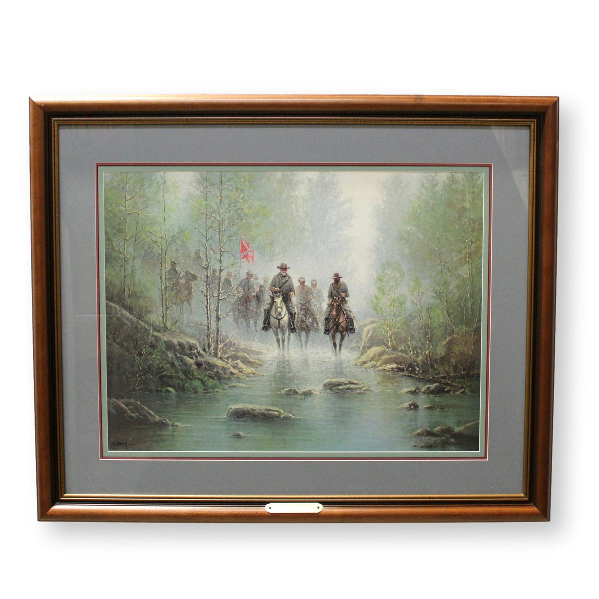 Framed Limited Edition Lithograph "Hope of the Confederacy" by G. Harvey