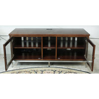 Ethan Allen Glass Door Media Console