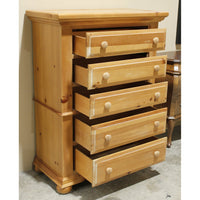 Broyhill 5 Drawer Pine Chest