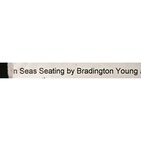 Bradington Young Gray Leather Swivel Chair