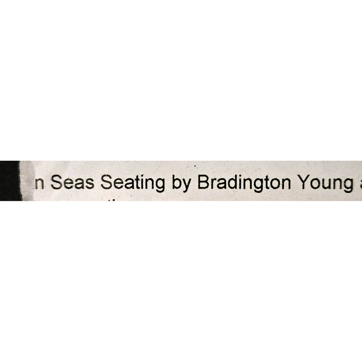 Bradington Young Teal Blue Leather Swivel Chair