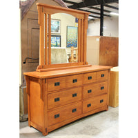 Mission Style Oak Dresser w/Mirror