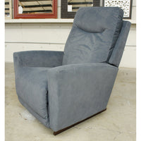 La-Z-Boy Light Blue Rocking Power Recliner w/Adj. Headrest