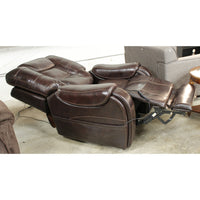 Motolift Cordovan Dual Motor Leather Power Lift Recliner