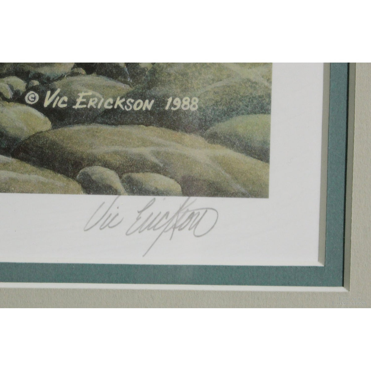 Signed Limited Edition 'Coastal Sea-Run Cut Throat Trout'' Print by Vic Erickson