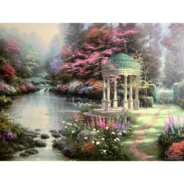 Framed Limited Edition Lithograph "The Garden of Prayer" by Thomas Kinkade