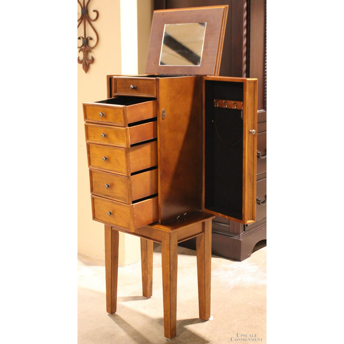 Contemporary Jewelry Armoire