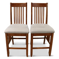 Green River Lumber Co. Pair of Mission Counter Stools