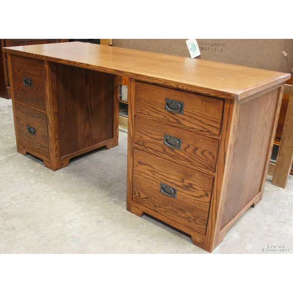 Oak Mission Style Desk