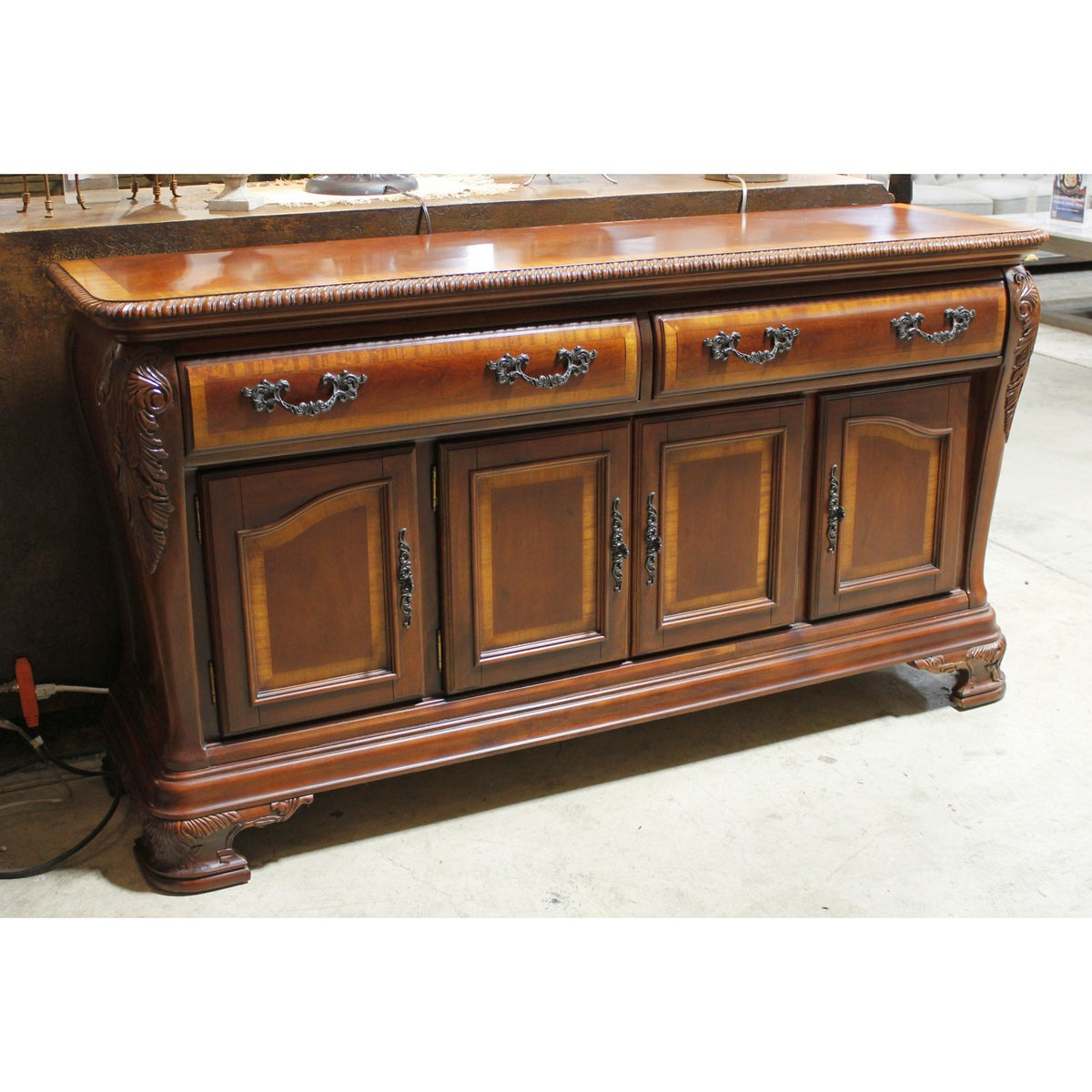 Two-Tone Mahogany Sideboard