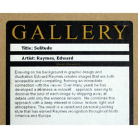 Framed Print "Solitude" by Edward Raymes