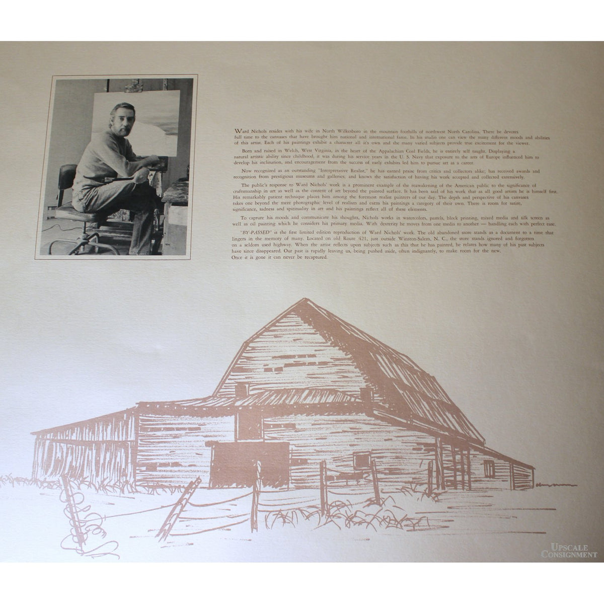 Limited Edition Print 'By-Passed' By Ward H. Nichols