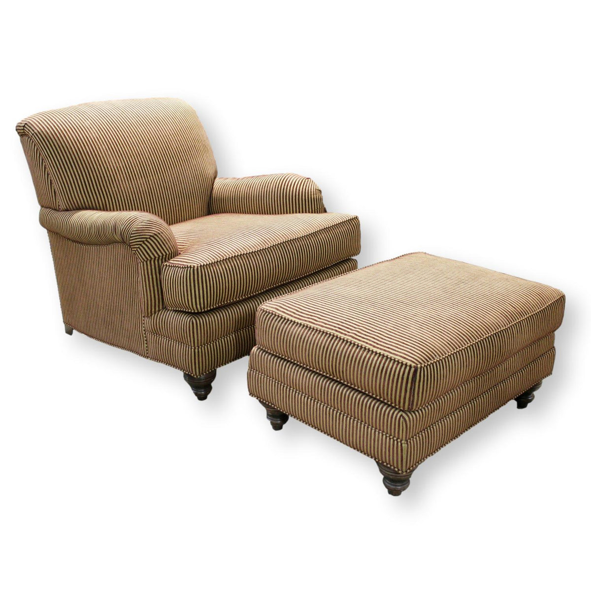 Ethan Allen Club Chair w/Ottoman