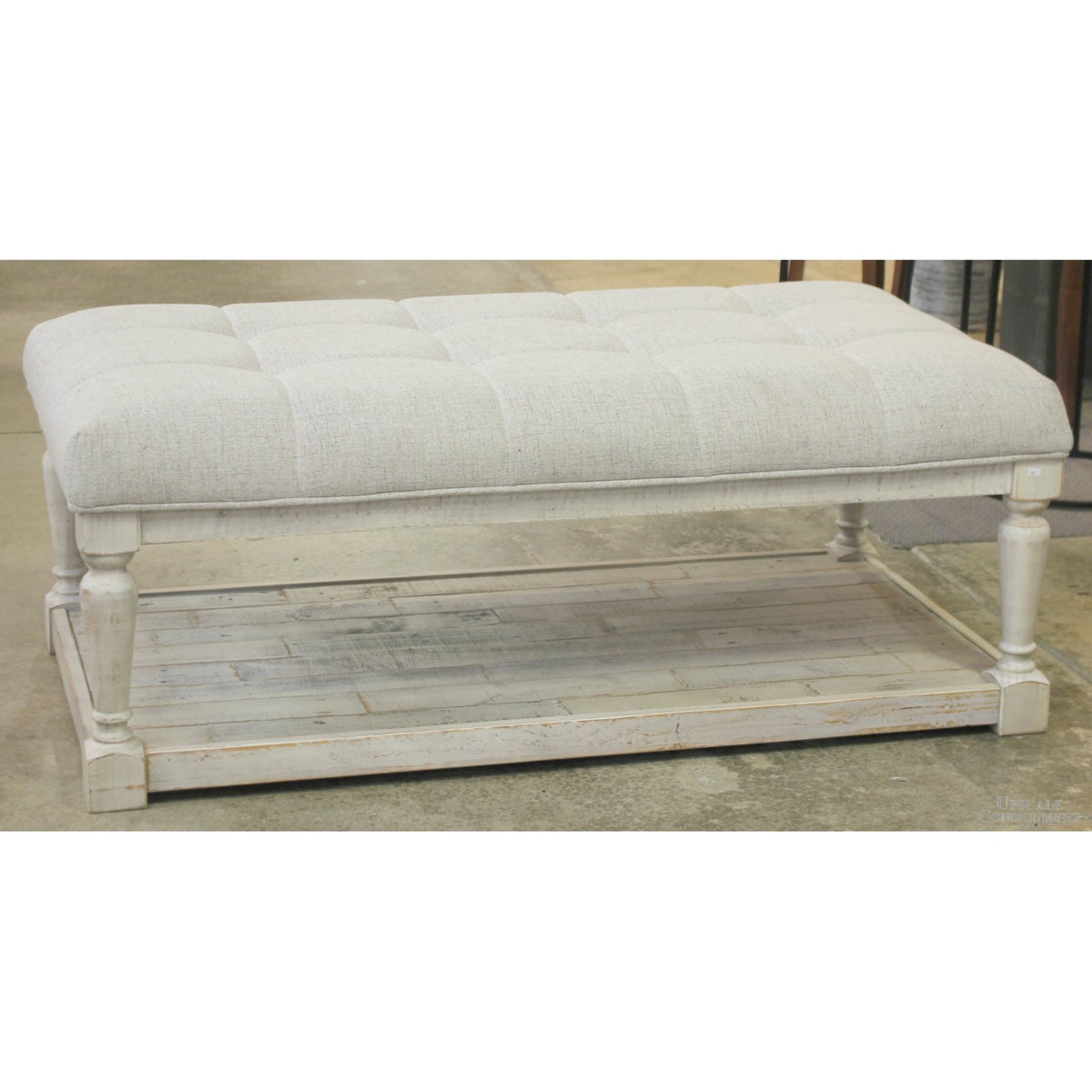 Ashley Farmhouse Coffee Table Ottoman