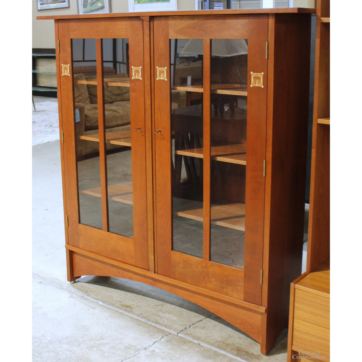 Stickley 'Harvey Ellis' Bookcase w/Inlay