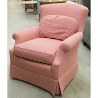 Sherrill Red Gingham Armchair