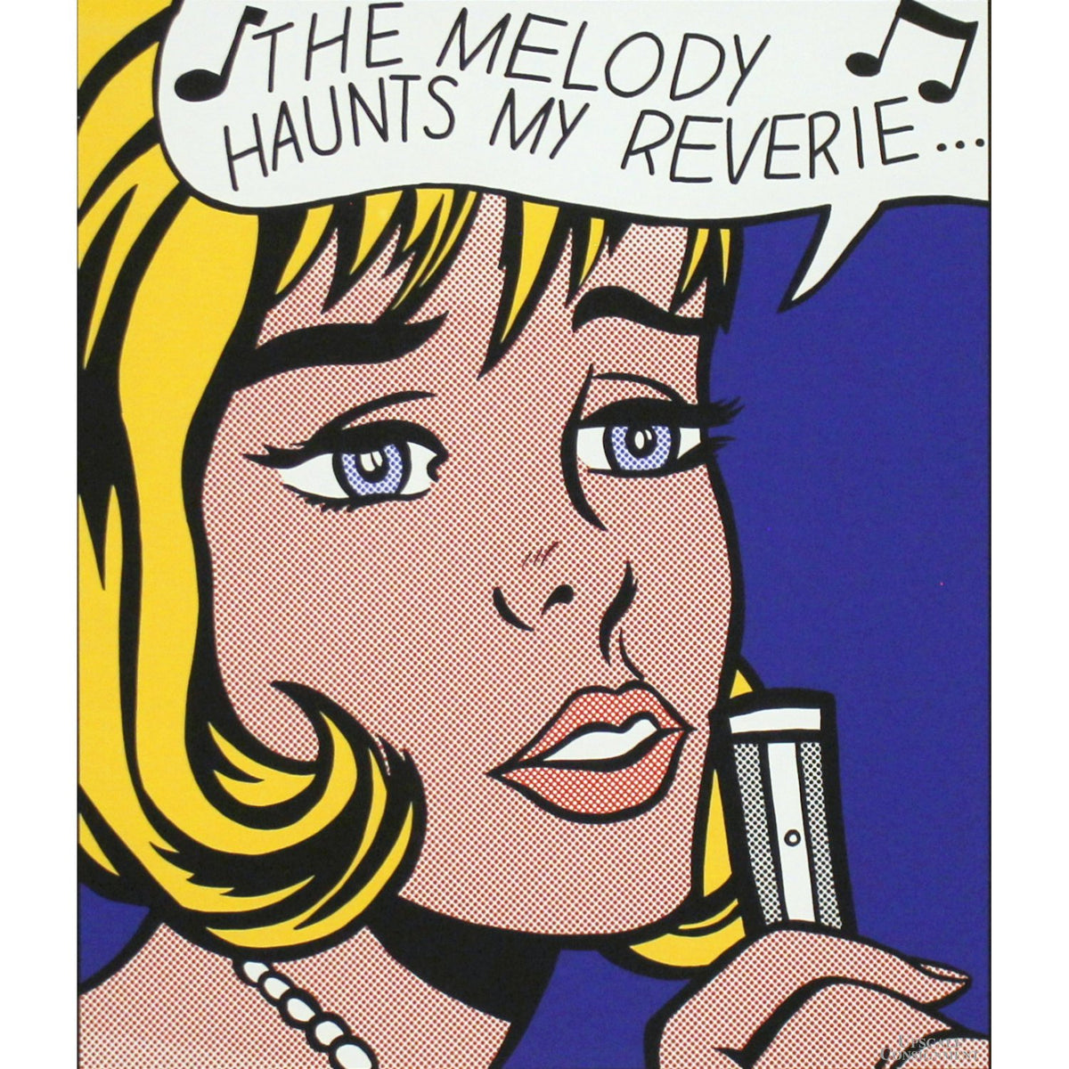 "The Melody" by Roy Lichtenstein