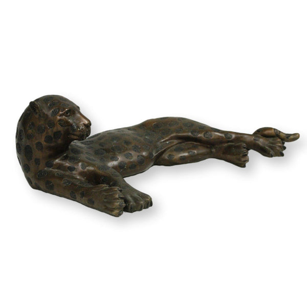 Bronze Leopard Sculpture