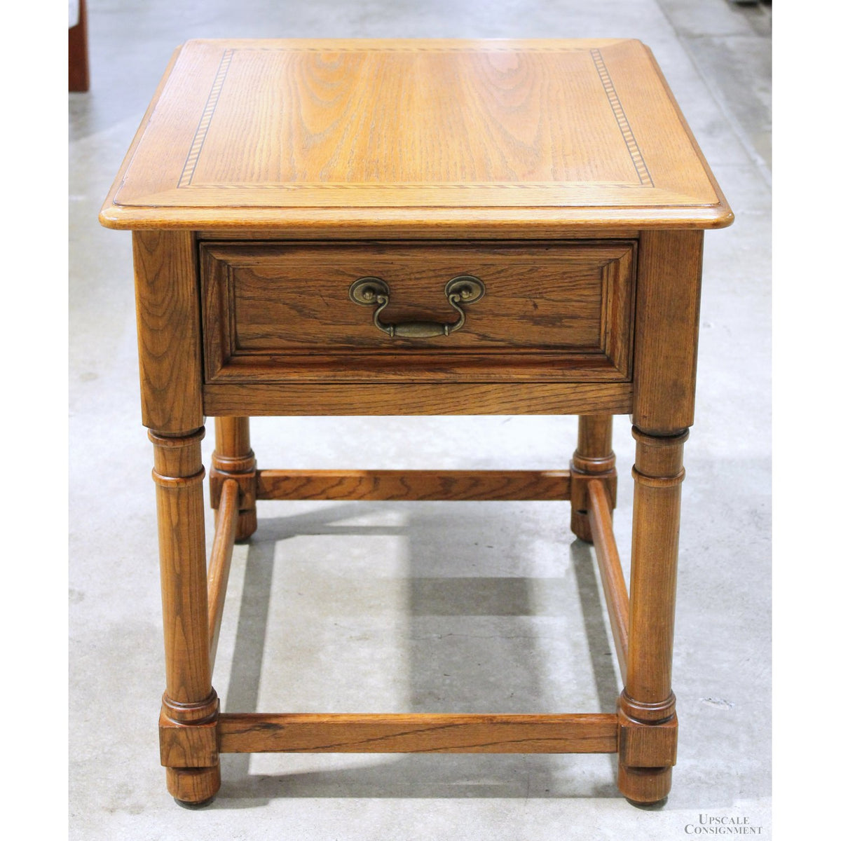 Hammary Inlay End Table w/Drawer