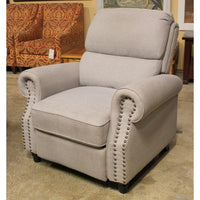 Light Gray Push-Back Recliner