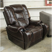 Motolift Cordovan Dual Motor Leather Power Lift Recliner