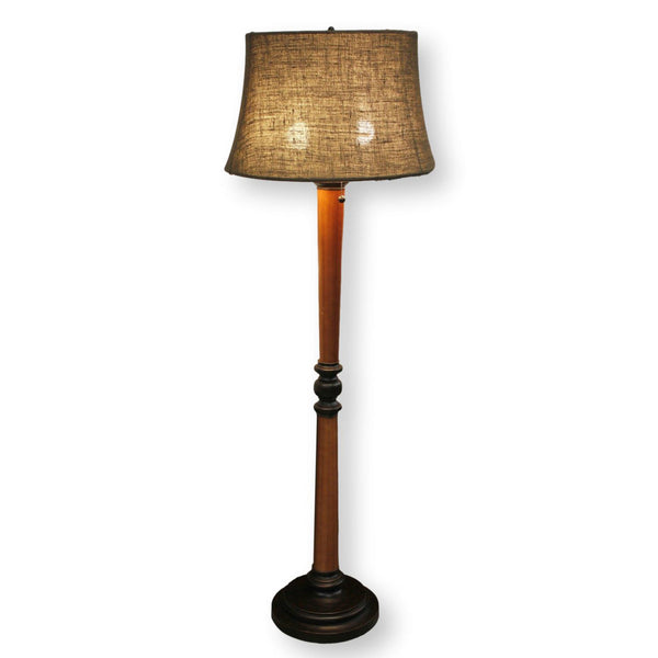 Pacific Coast Lighting Maple & Bronzetone Floor Lamp