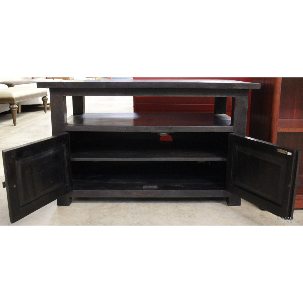 World Market Solid Wood Media Console