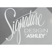 Ashley 2 Drawer Rustic Black Nightstand