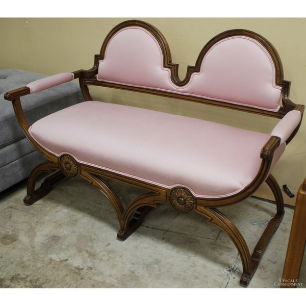 Antique Pink Settee