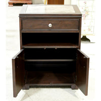Stanley Furniture Marble Top Nightstand