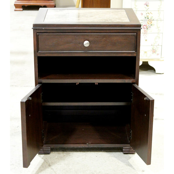 Stanley Furniture Marble Top Nightstand