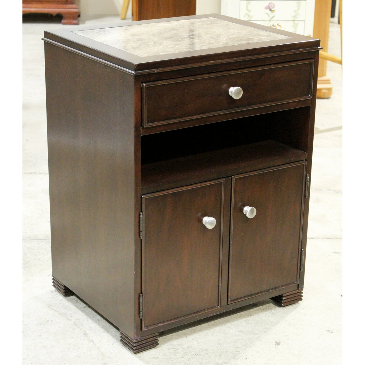 Stanley Furniture Marble Top Nightstand