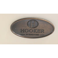 Hooker Furniture Painted White Oval End Table