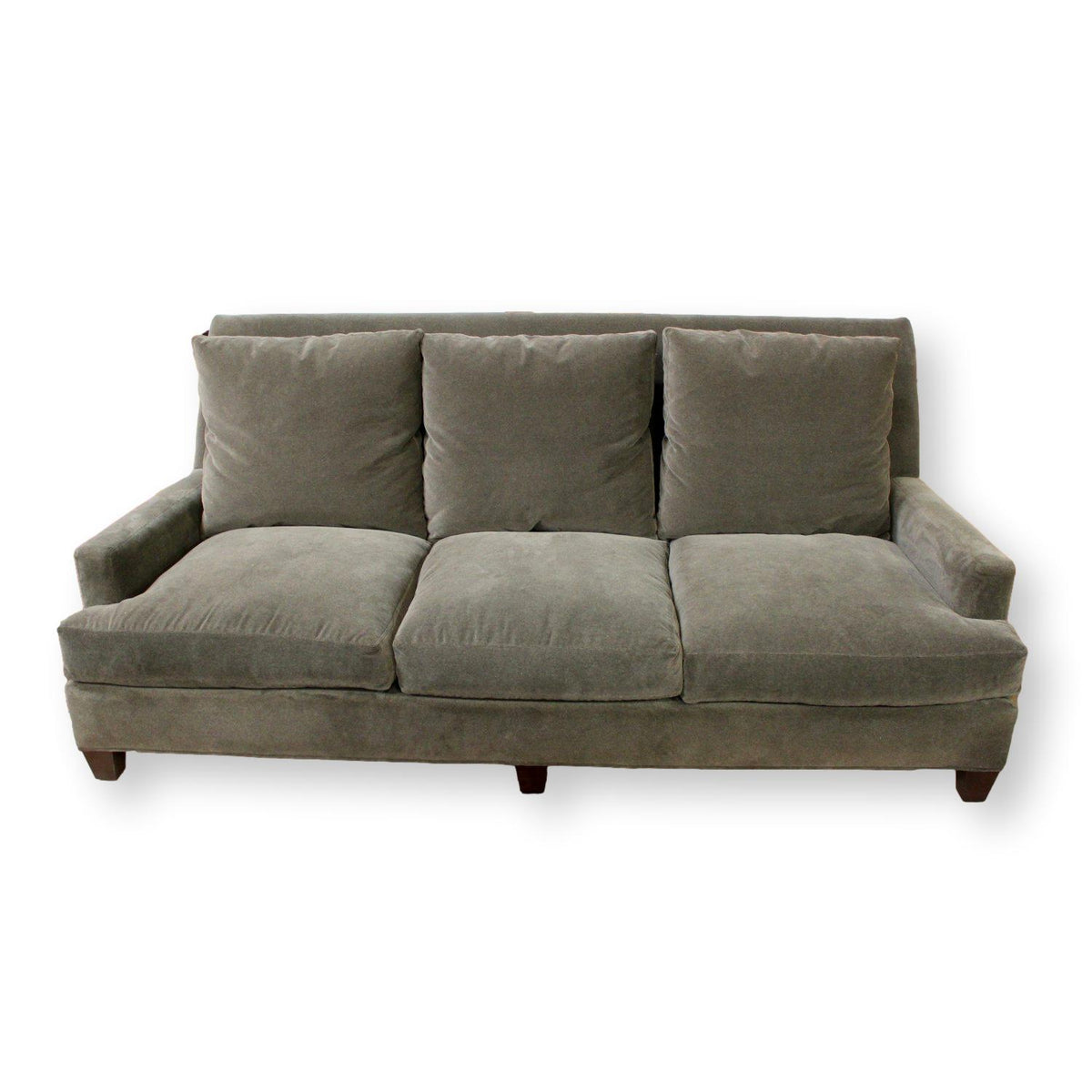 Lee Industries Gray Mohair Sofa