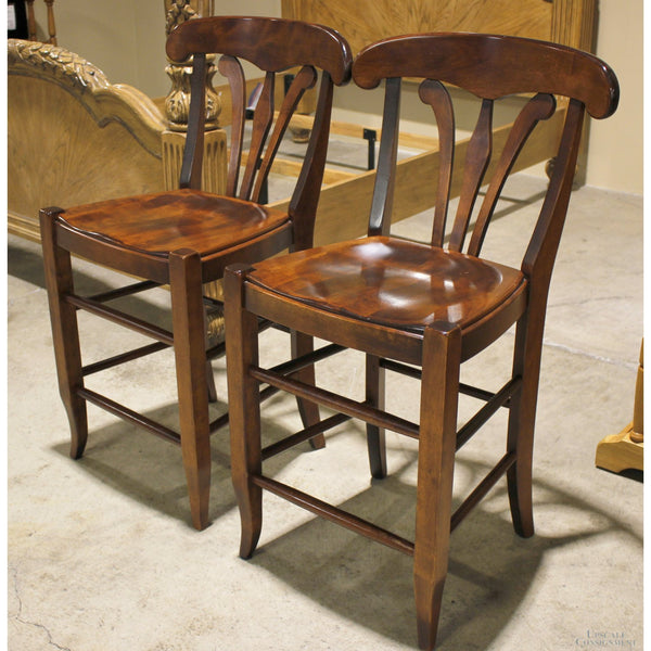 Nichols & Stone Pair of Counter Stools