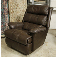 La-Z-Boy Large Size Brown Leather Rocking Recliner