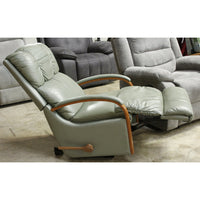La-Z-Boy Green Leather Recliner