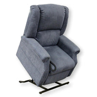 Mega Motion Blue Infinite Position Power Lift Recliner