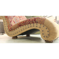 Brown Bomber Jacket Chaise Lounge