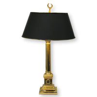 Brass Column Table Lamp