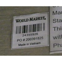 World Market Beachwood Rustic End Table