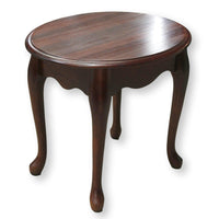 Queen Anne Oval End Table
