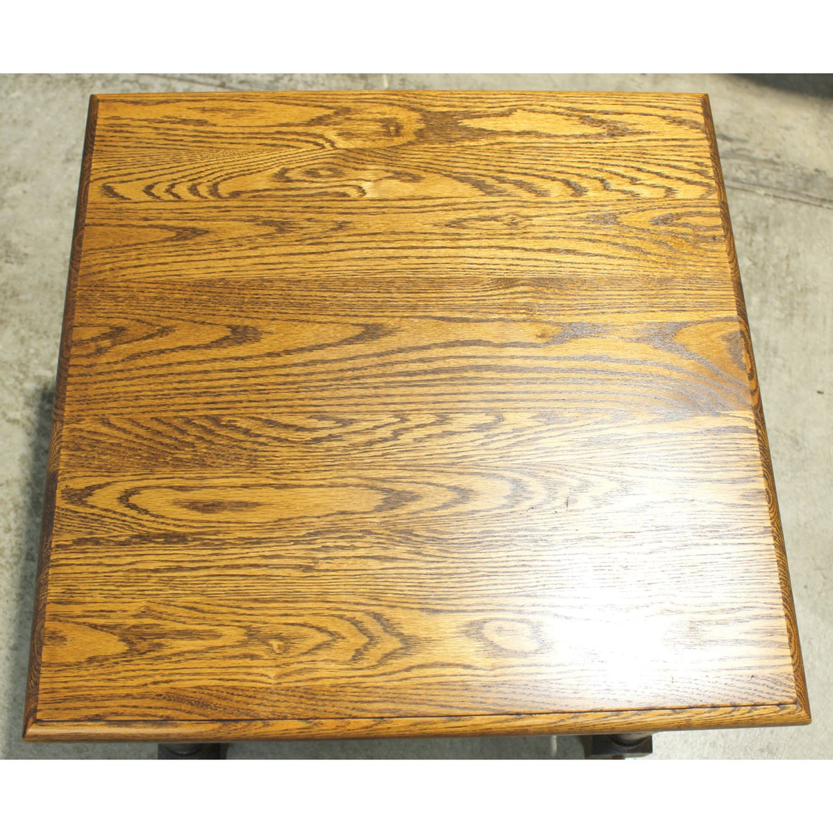 Heirloom Enterprises Solid Dark Oak Square End Table