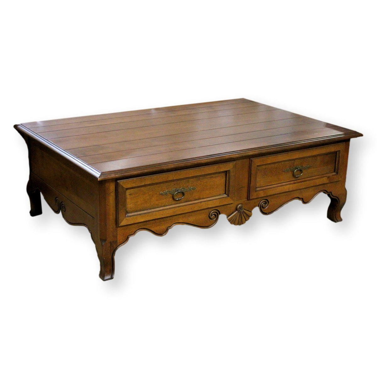 Ethan Allen 4 Drawer Coffee Table